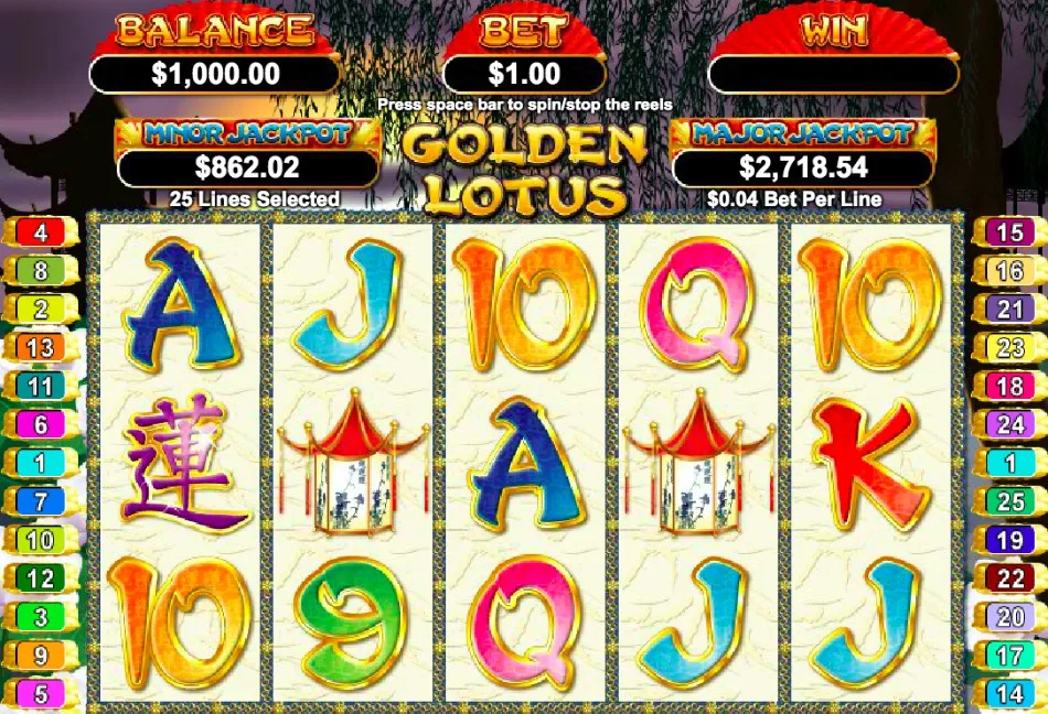 golden lotus video slot