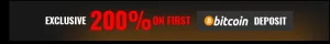 200% on first Bitcoin deposit