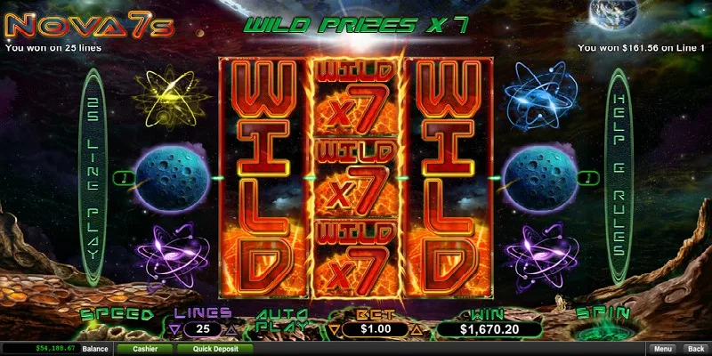 Nova 7s real series video slot