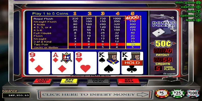 rtg video poker