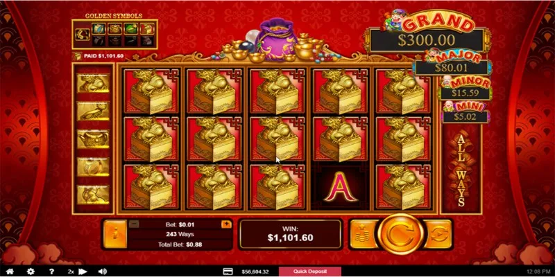 plentiful treasure slot wins
