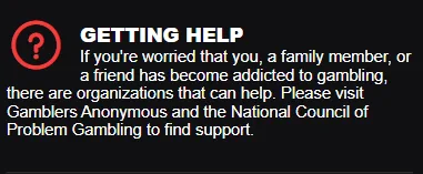 Getting help from casino Support