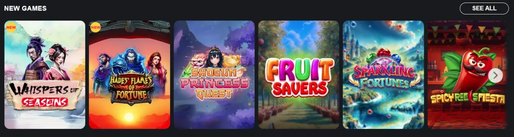 New RTG Games
