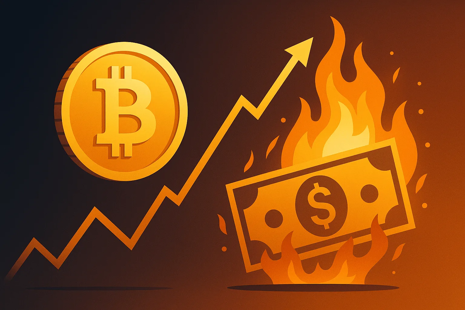 BTC inflation cure