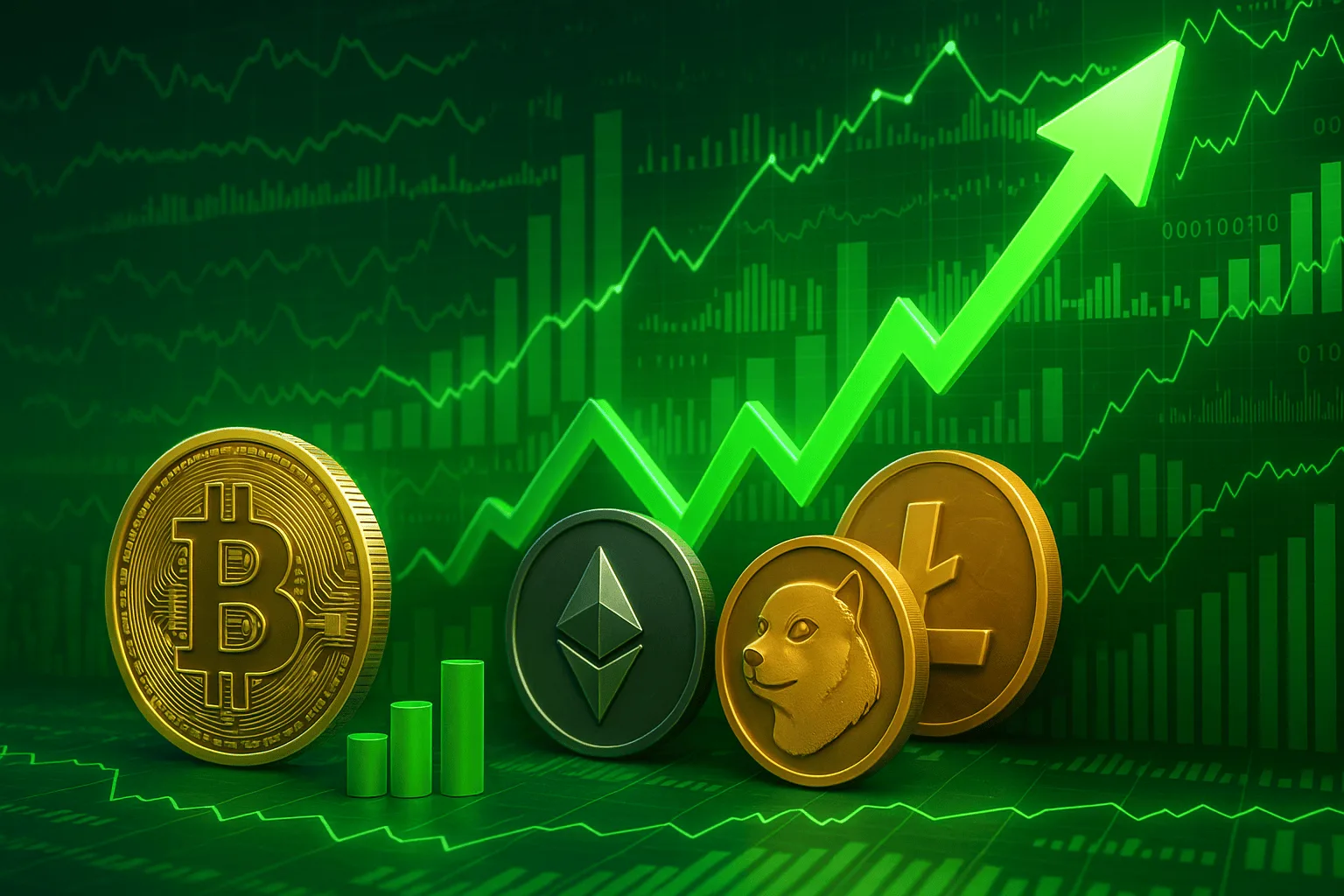 crypto in the green