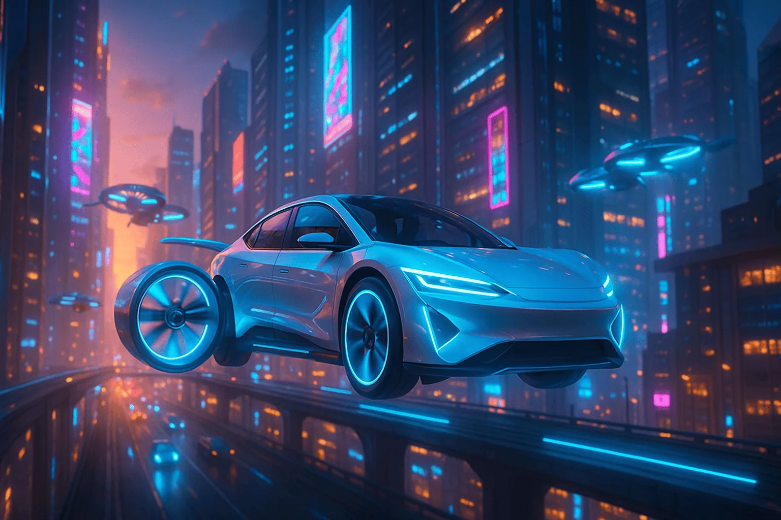 Flying cars futuristic