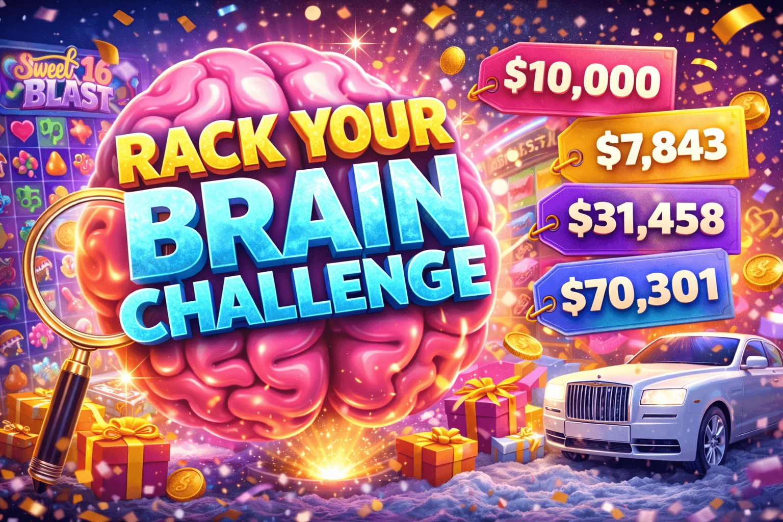 rack your brain, sweet guiz